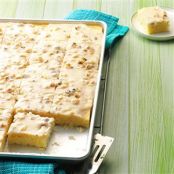 White Texas Sheet Cake